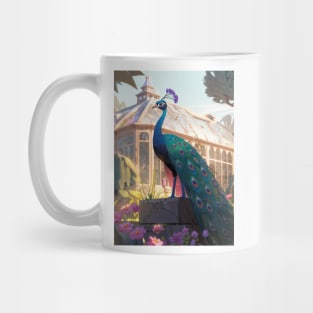 Rococo Peacock Mug